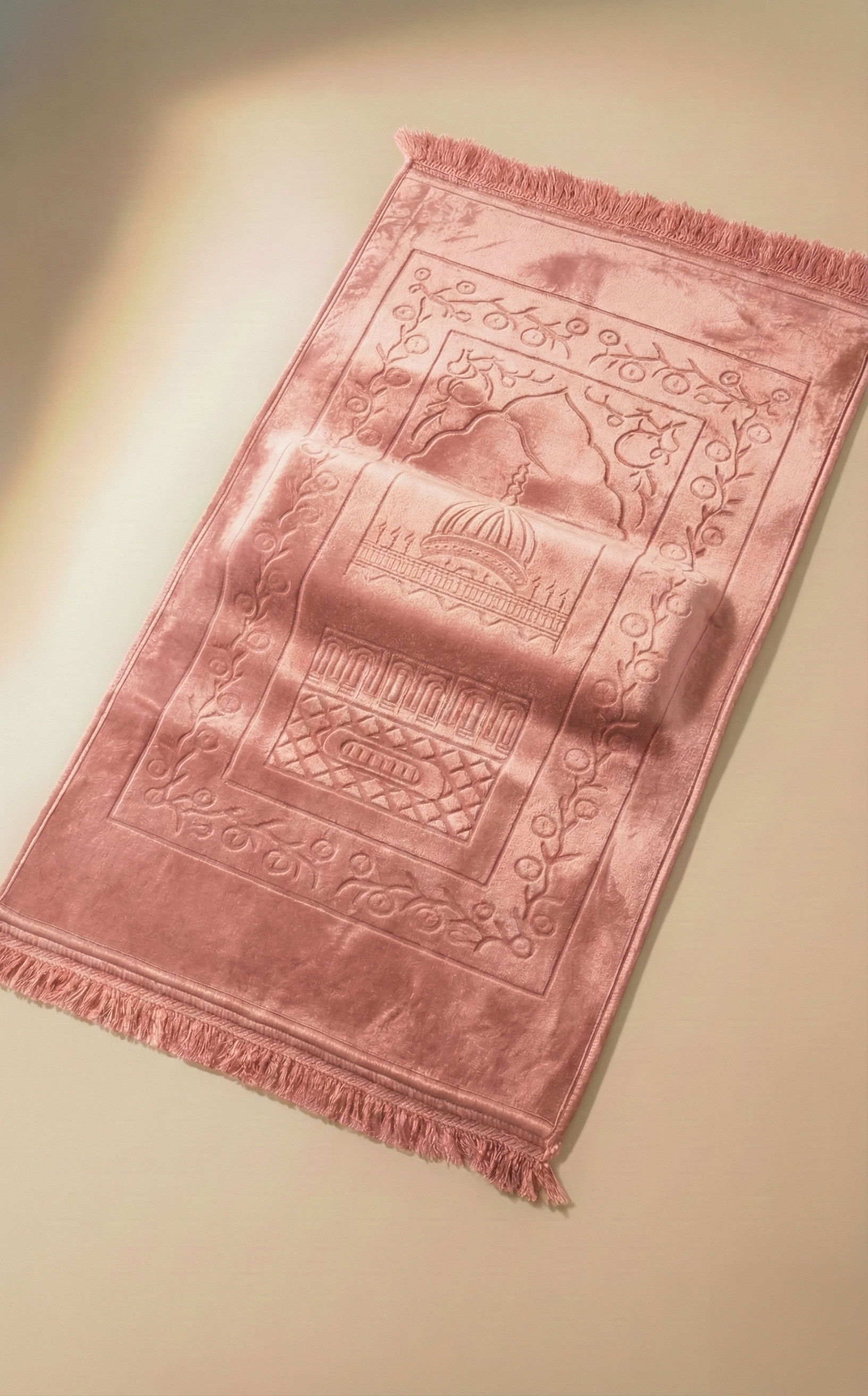 Tapis couleur Rose bébé